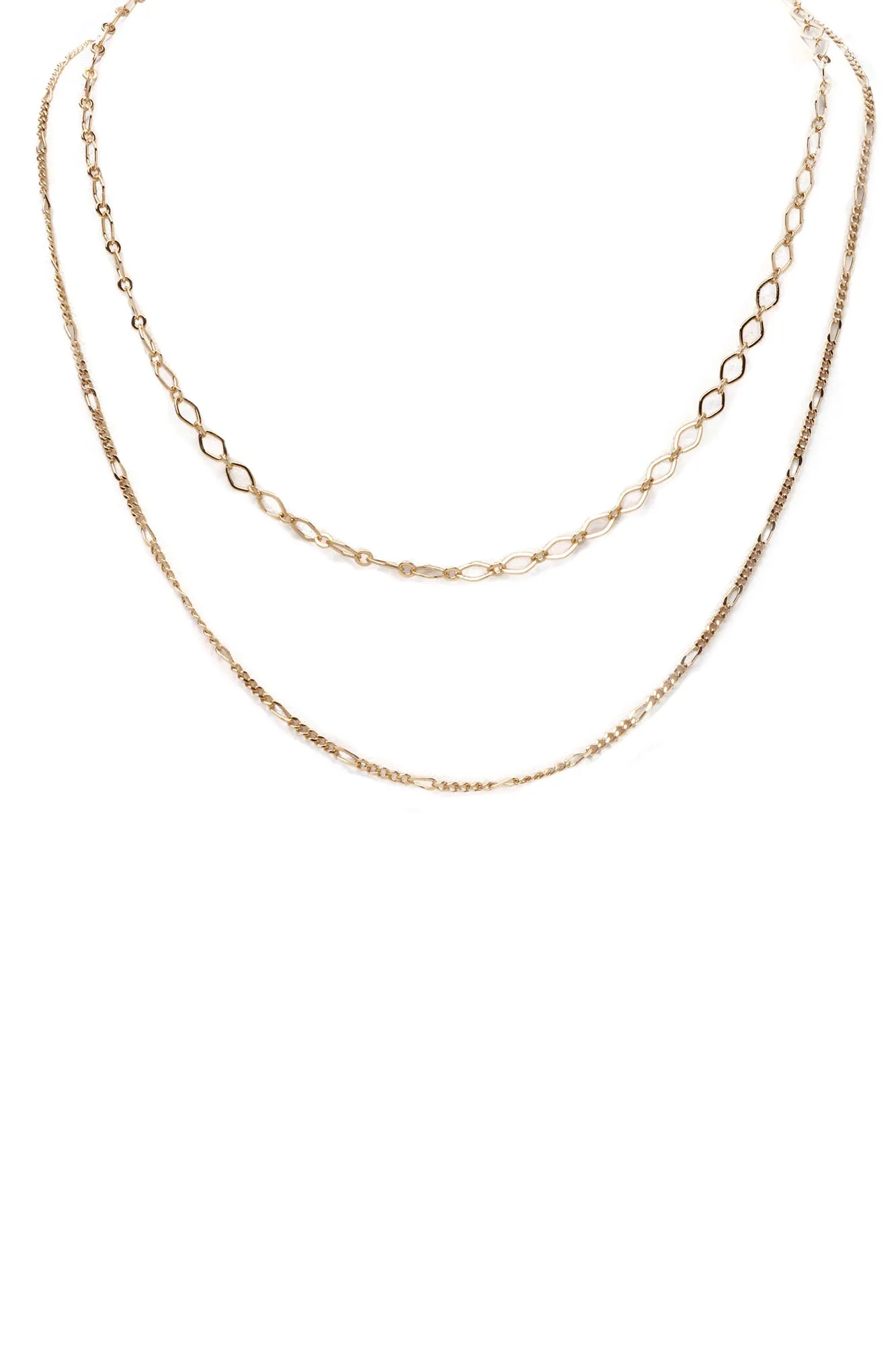 14K Keep It Cute Layered Necklace - Gold