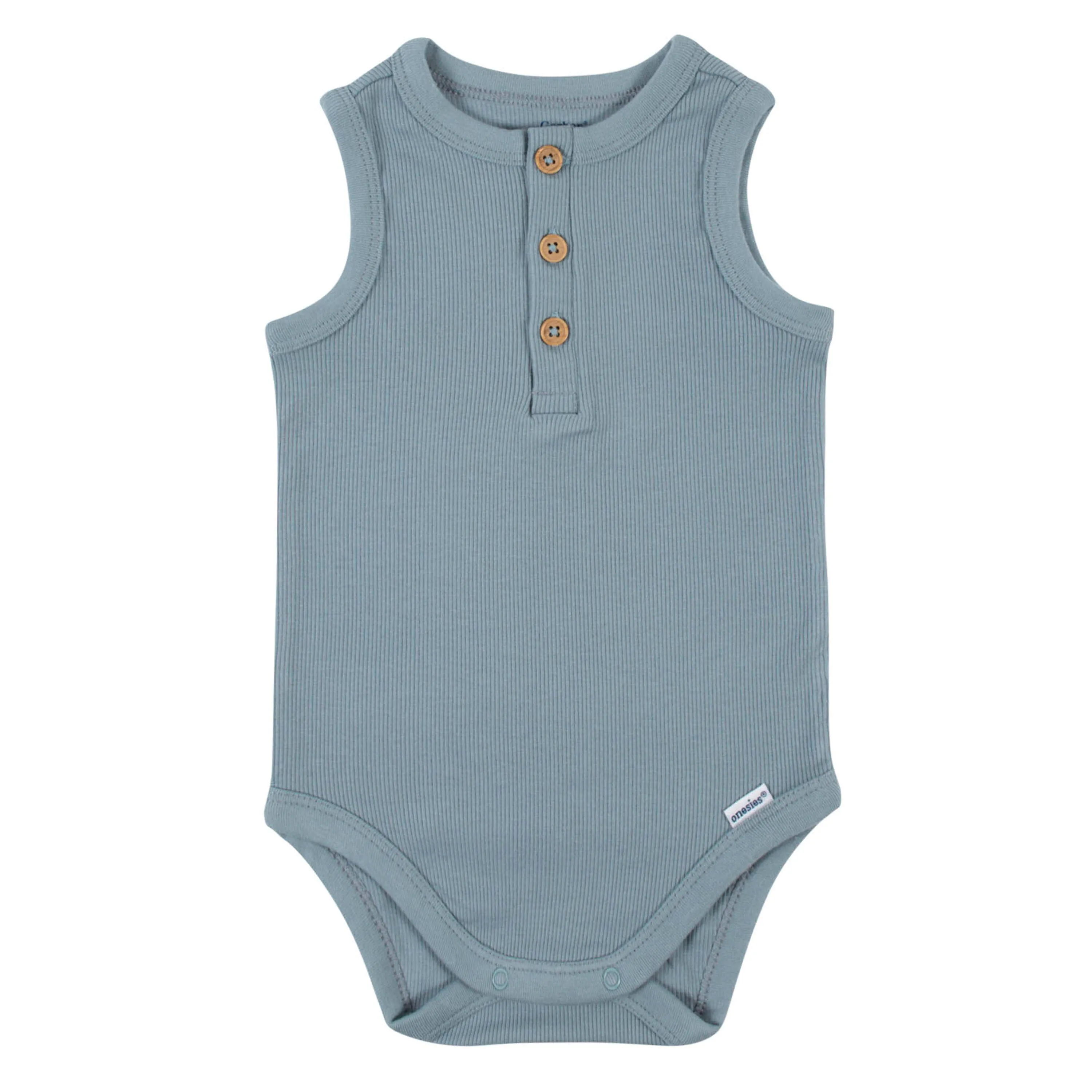 2-Pack Baby Boys Blues Sleeveless Onesies® Bodysuits