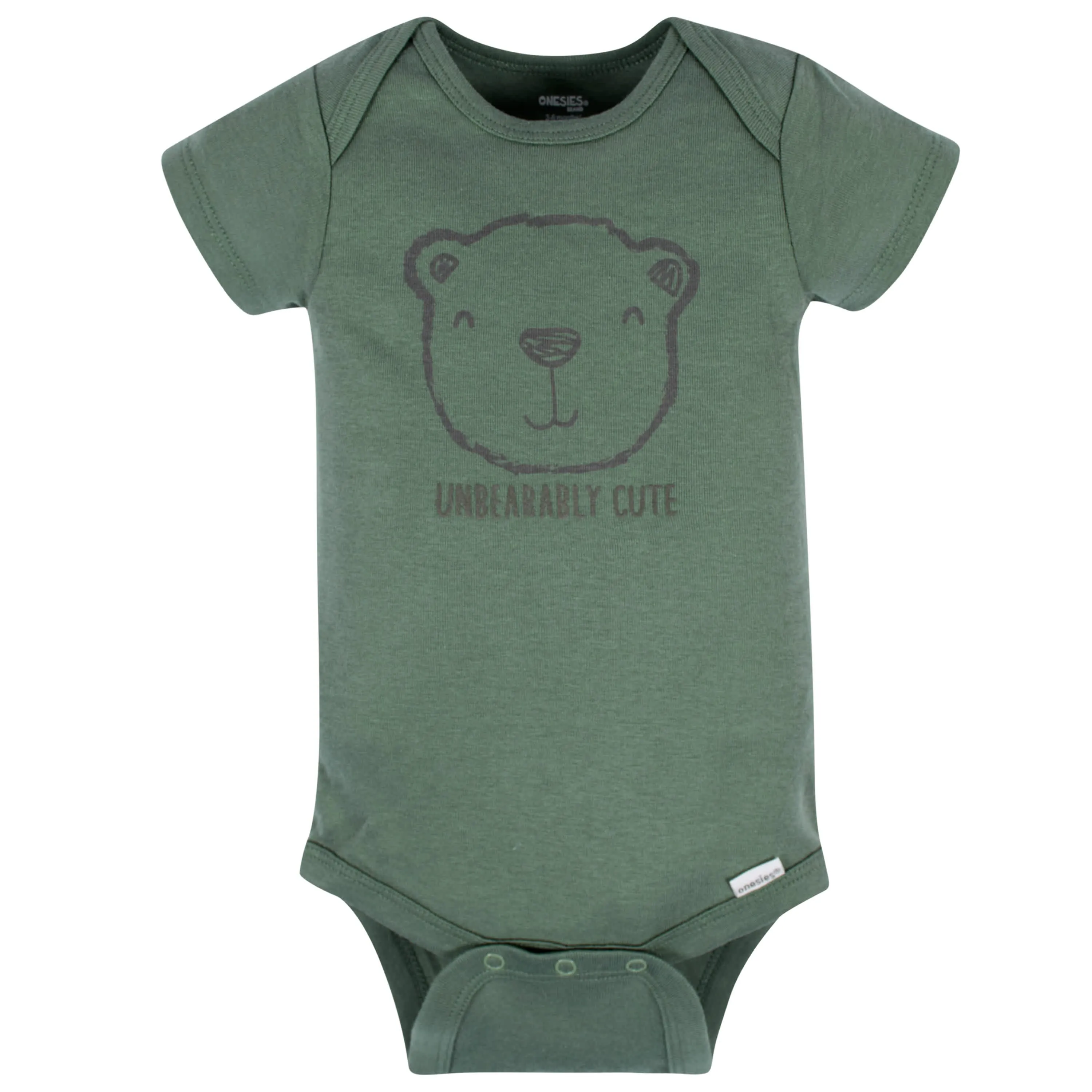 8-Pack Baby Boys Unbearably Cute Short Sleeve Onesies® Bodysuits