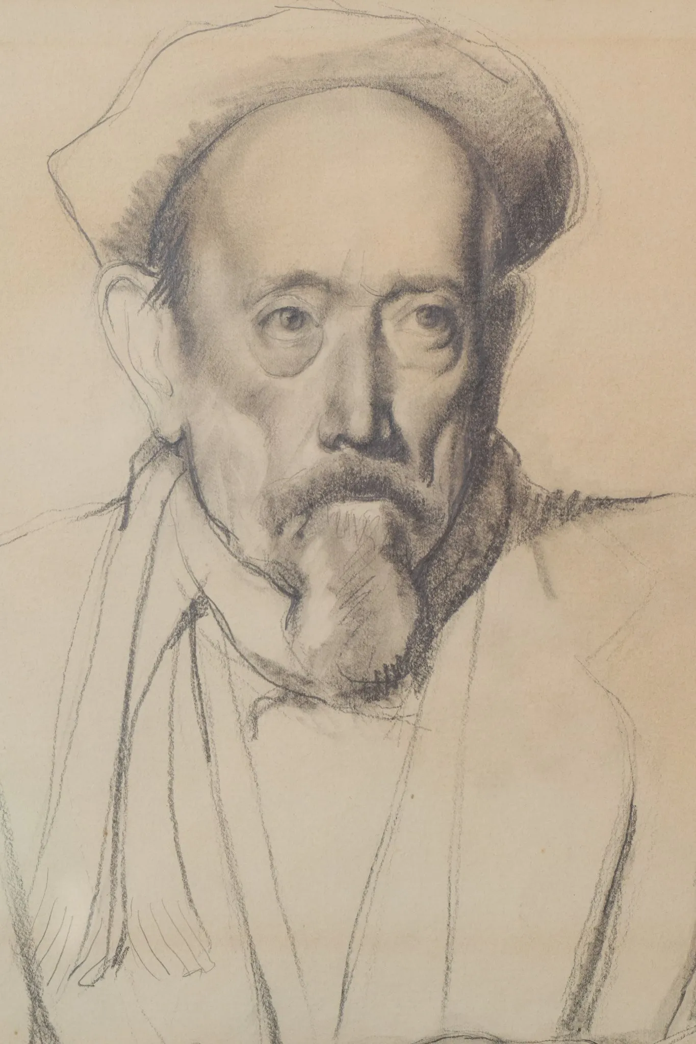 Amador Garrell i Soto - Pencil study of a Imam