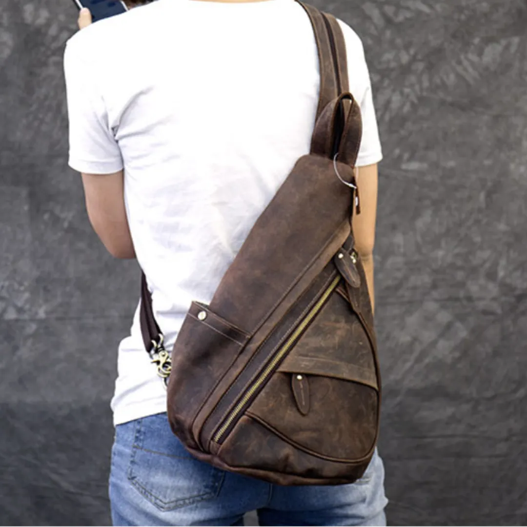 Arxus new design Messenger Bag Genuine Leather Cowhide Vintage Crossbody Shoulder Bag