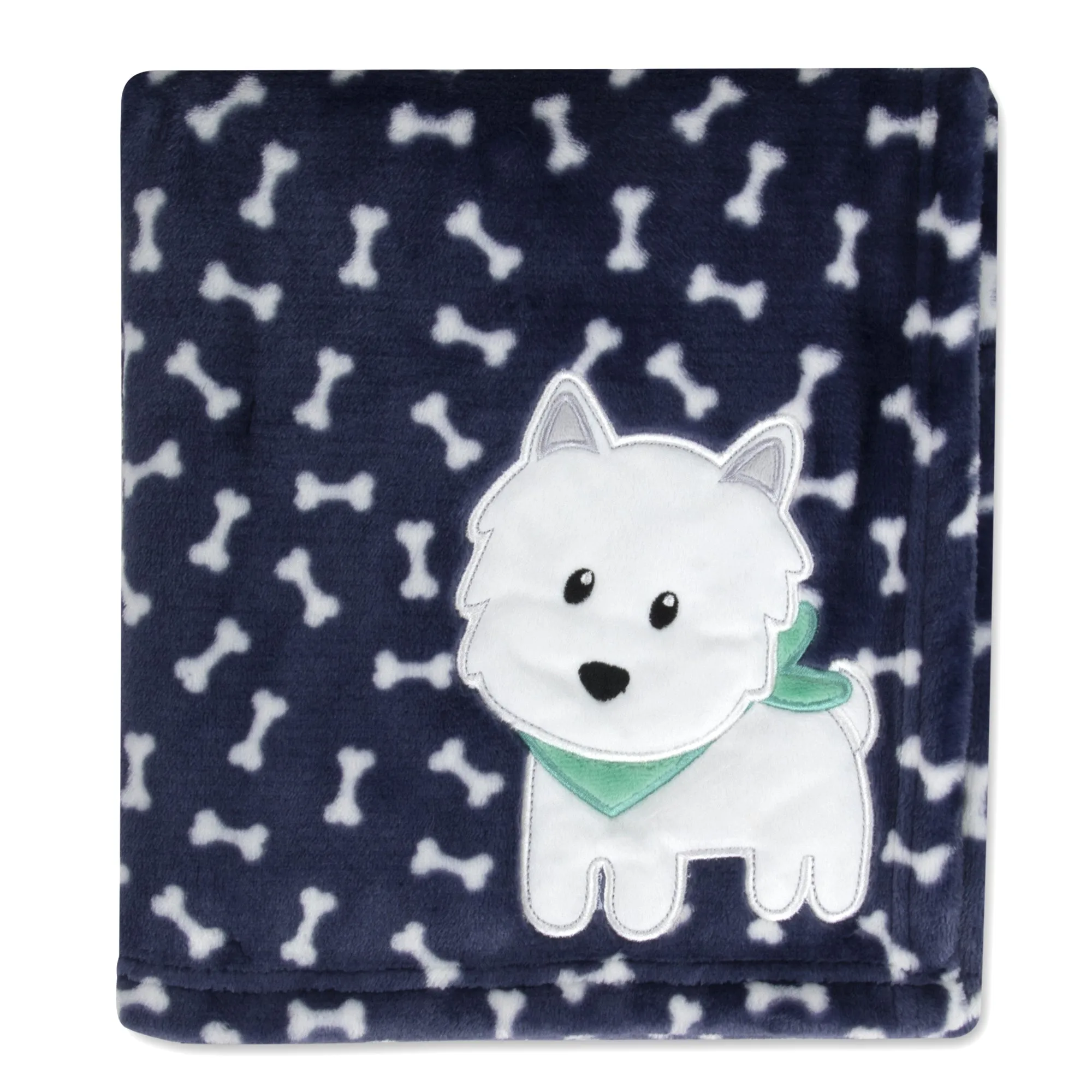 Baby Fleece Blankets 36" x 30" - Puppy Themed