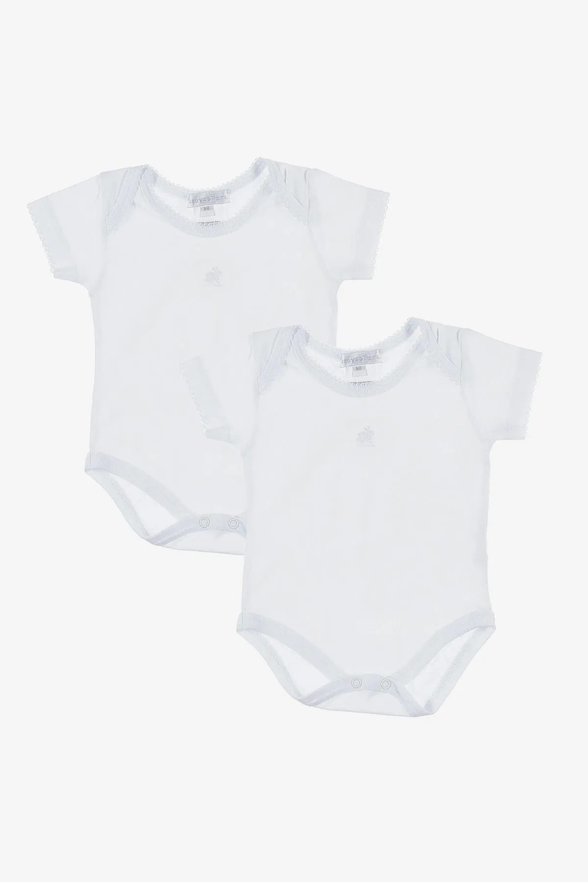 Baby Onesie Babycottons 2-pack Short Sleeve