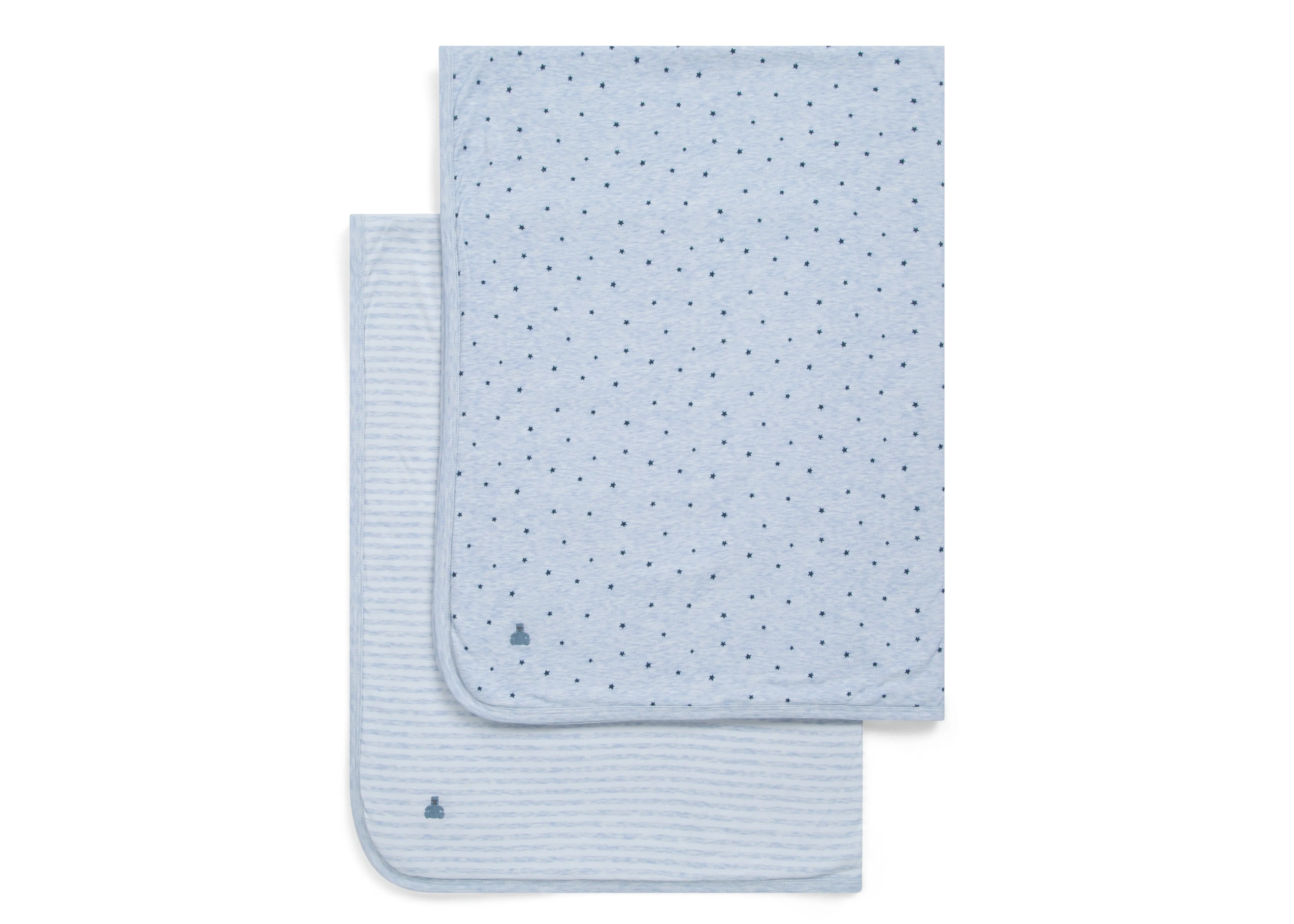 babyGap Reversible 100% Organic Cotton Blankets - 2 Pack