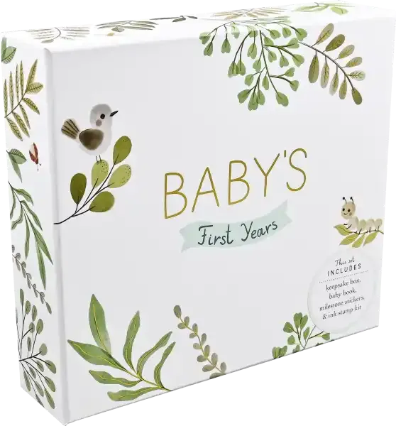 Baby's Book: 5 Year Memory Book with Keepsake Box