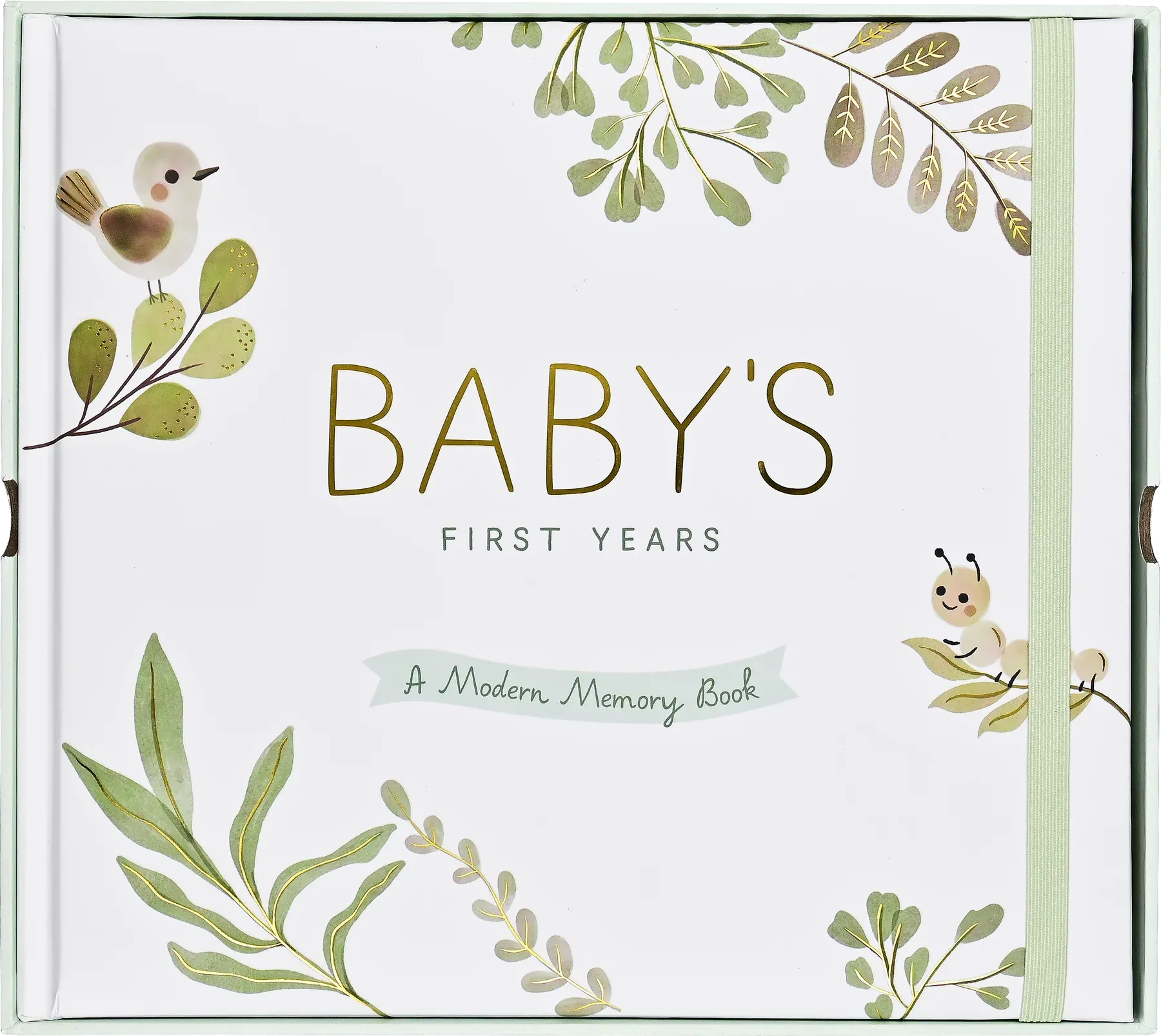 Baby's First Years: A Modern Book w/Keepsake Box