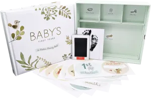 Baby's First Years-A Modern Memory Book with Keepsake Box