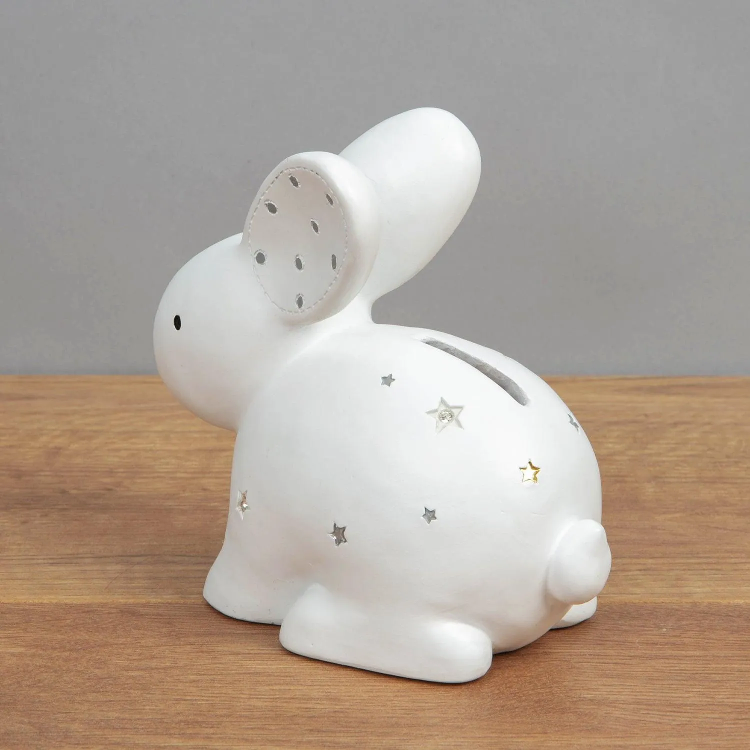 Bambino Rabbit & Stars Money Box