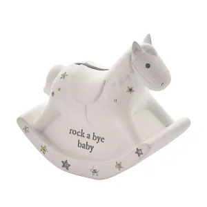 Bambino Rocking Horse Stars Money Box