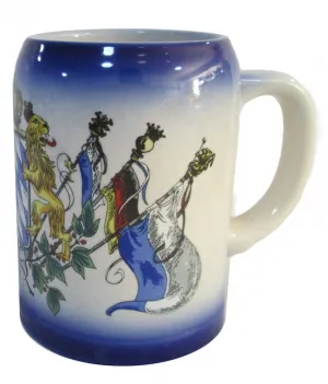 Bayern Coat of Arms Stoneware German Beer Stein