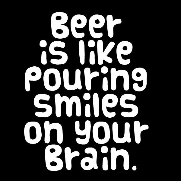 Beer Is Pouring Smiles © Beer Mug