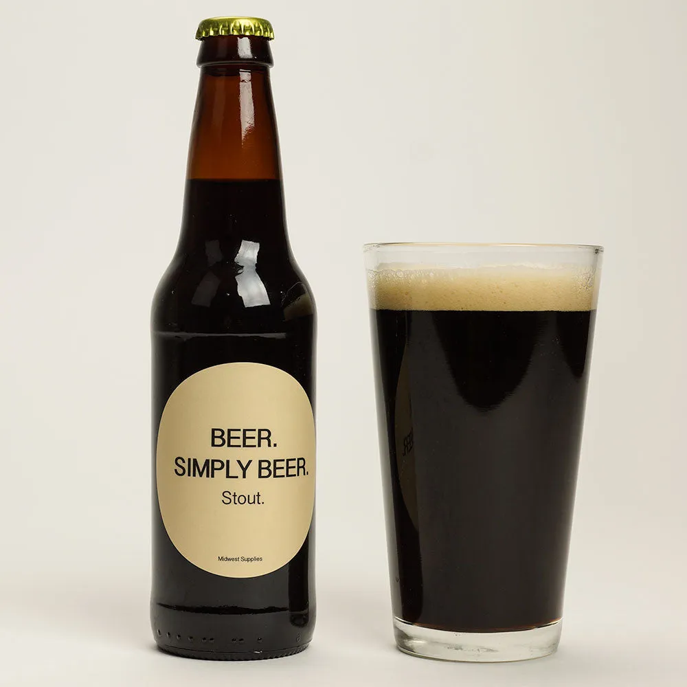 Beer. Simply Beer - Stout Recipe Kit