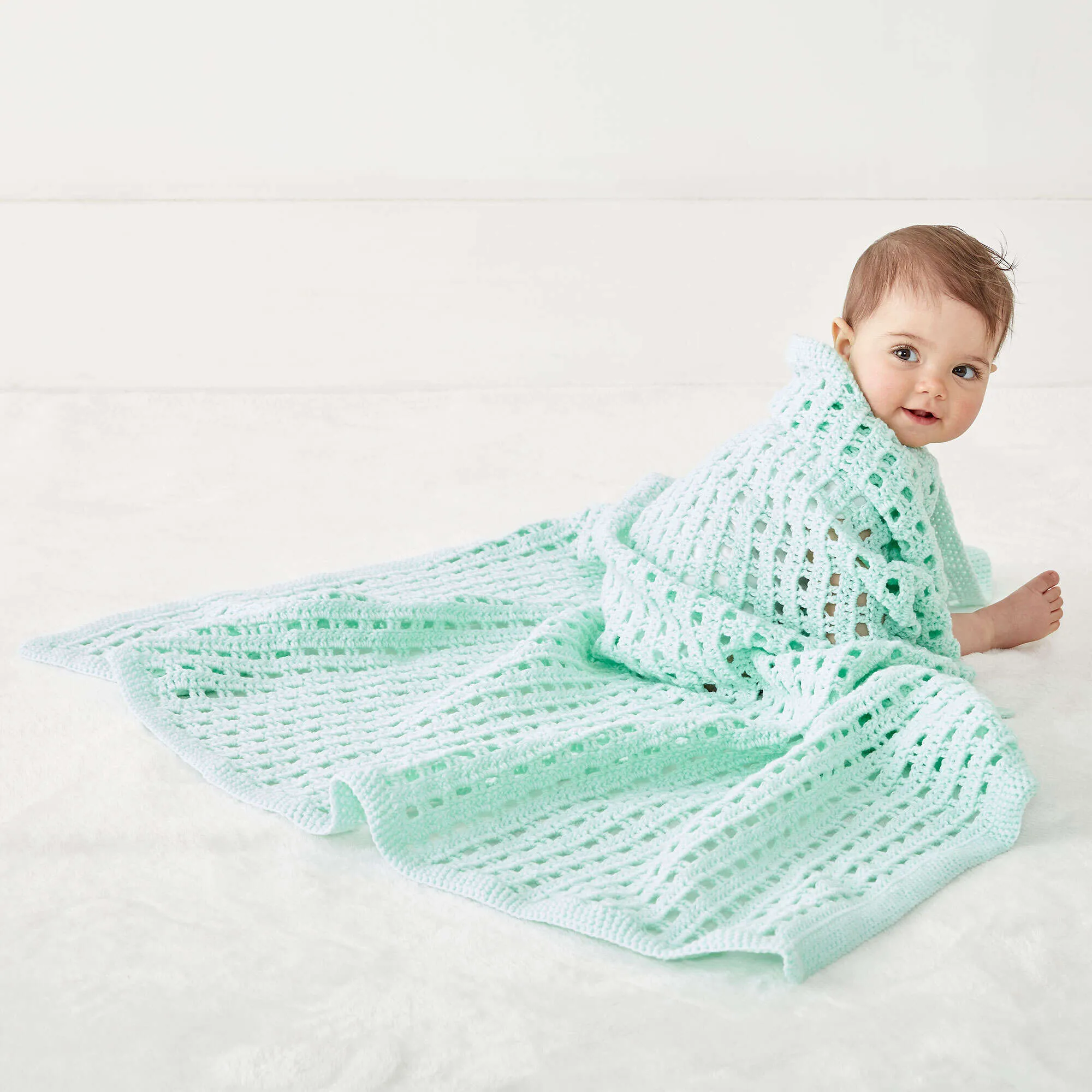 Bernat Crochet Happy Baby Blanket