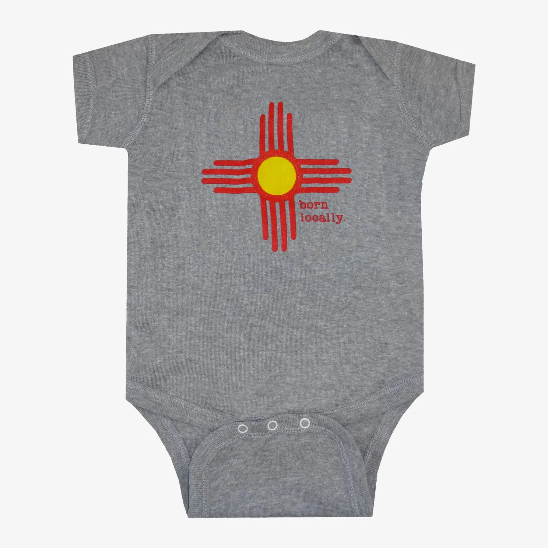 Born Locally New Mexico Zia Onesie