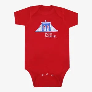 Brooklyn Bridge Born Locally Onesie