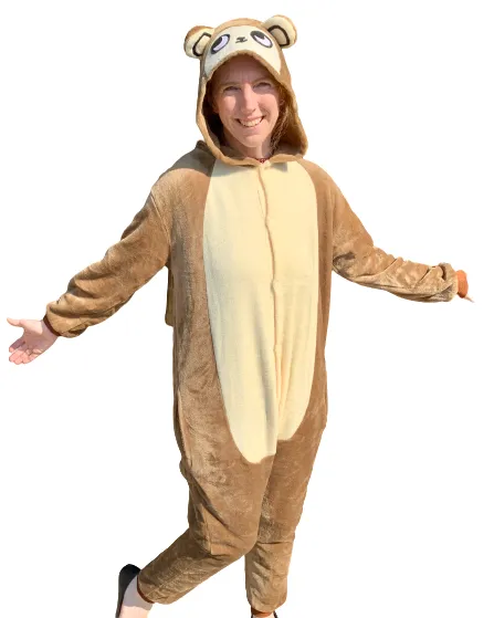 Brown Monkey Onesie