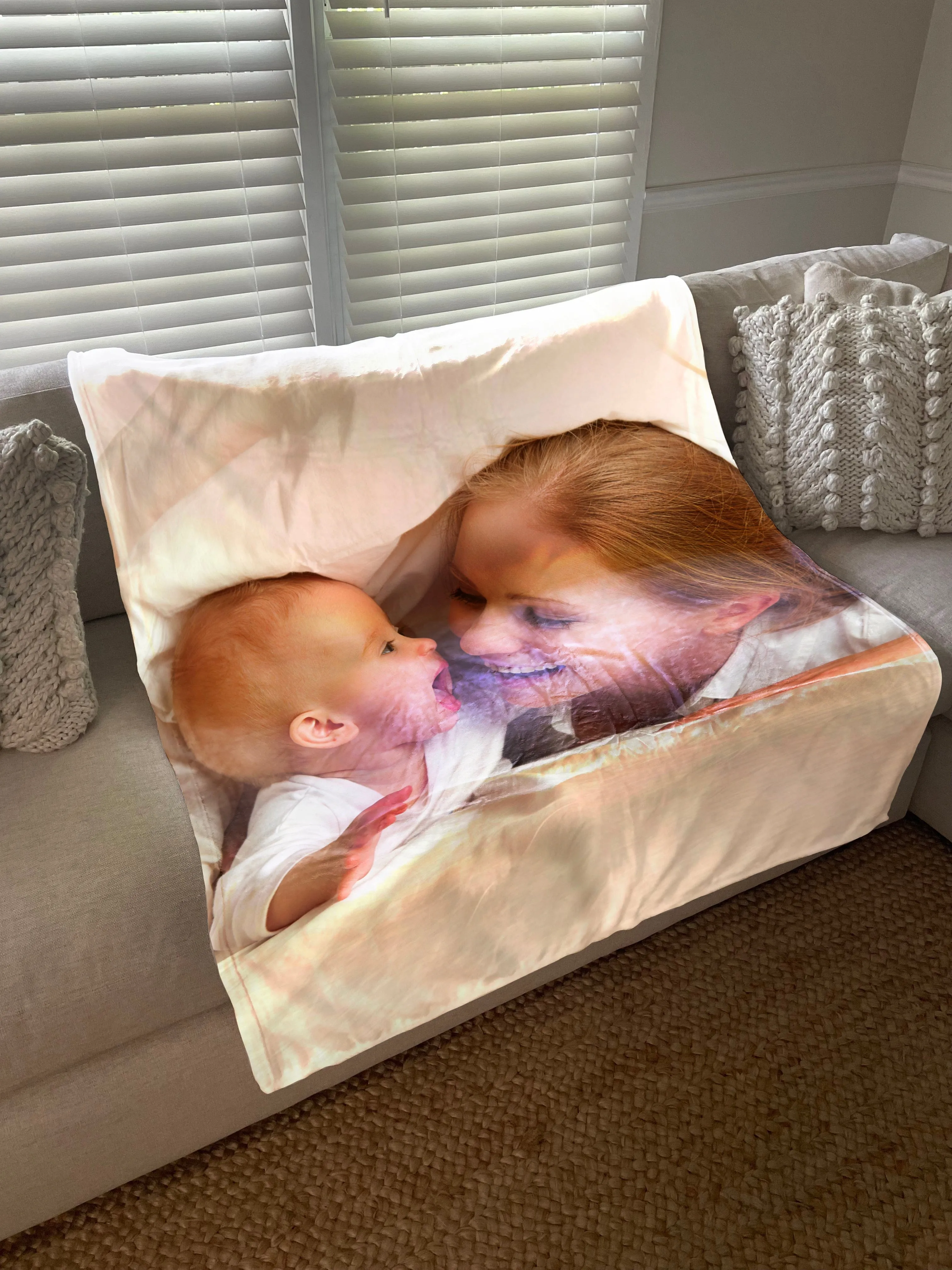 Build Your Own Design Custom Photo Collage Blanket | Blanket Personalized With Your Pictures