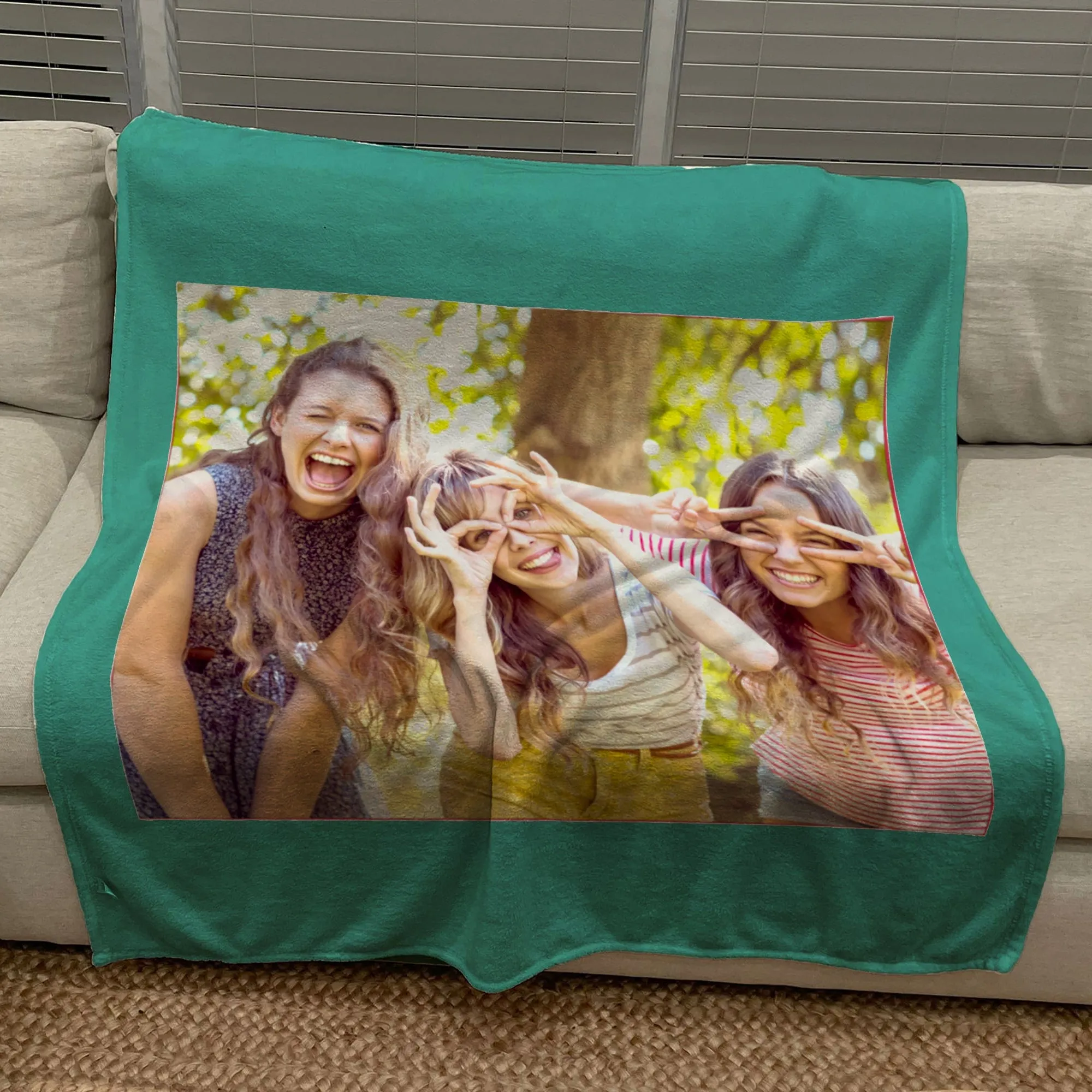 Build Your Own Design Custom Photo Collage Blanket | Blanket Personalized With Your Pictures