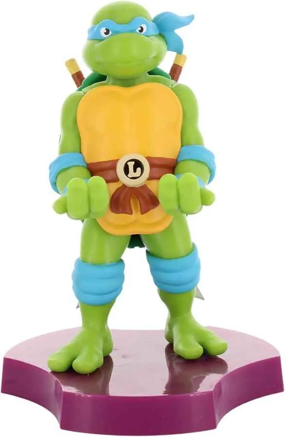 Cable Guys - Teenage Mutant Ninja Turtles Leonardo Holdems 4 Inch Figure Mobile Phone & Earbud Holder