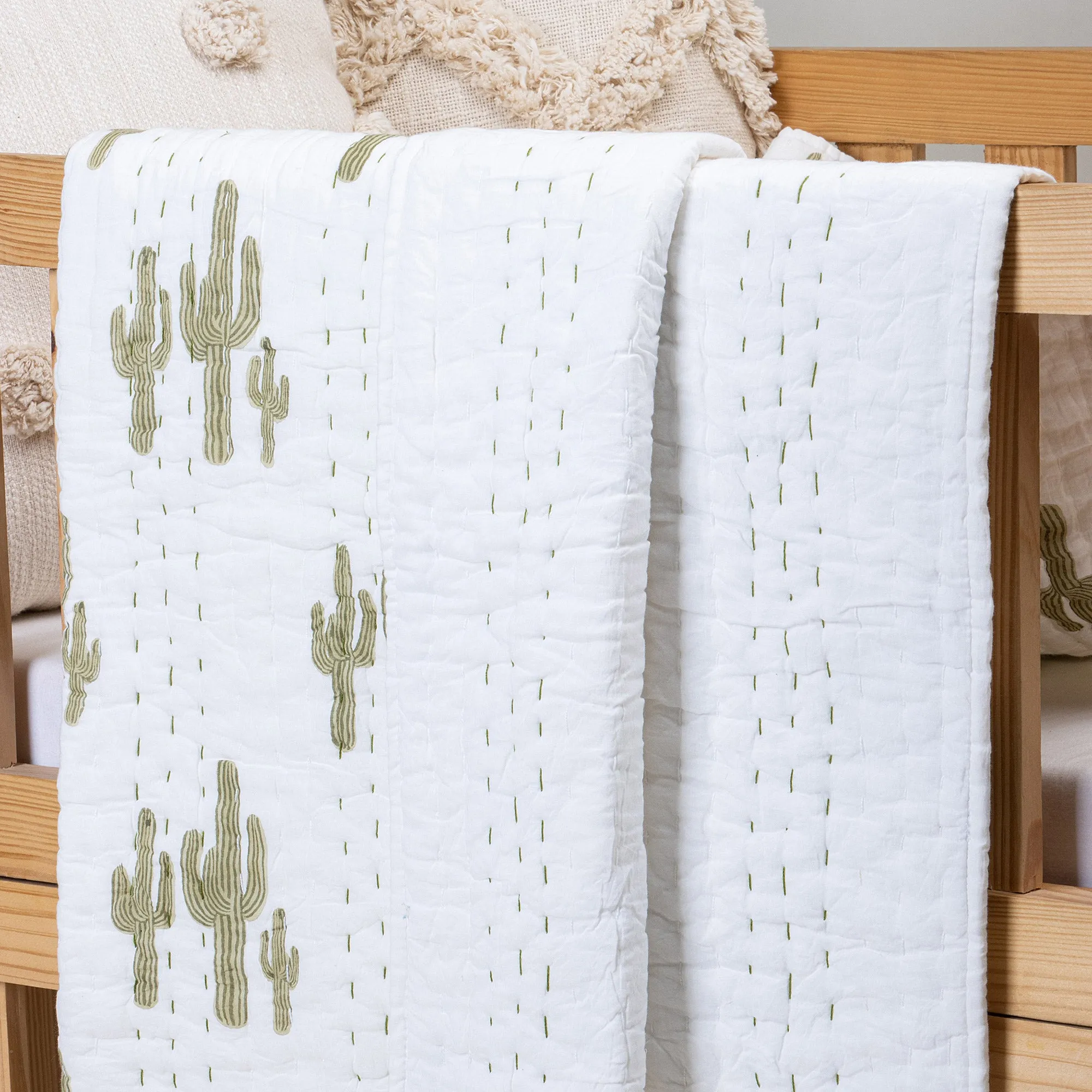 Cactus Soft Mulmul Cotton Baby Newborn Receiving Blanket