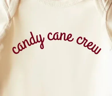 Candy Cane Crew Onesie