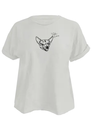 Classic Pet Portrait Crop Tee