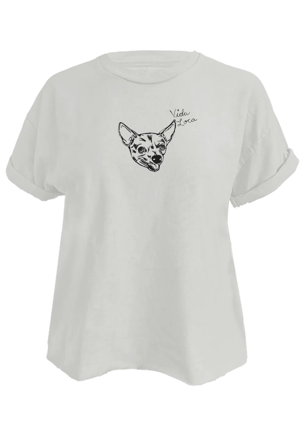 Classic Pet Portrait Crop Tee