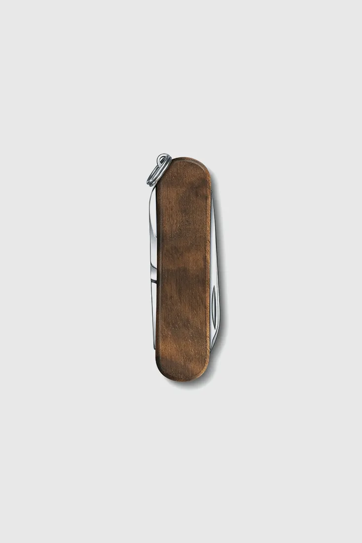 Classic SD Wood Pocket Knife - Walnut Wood