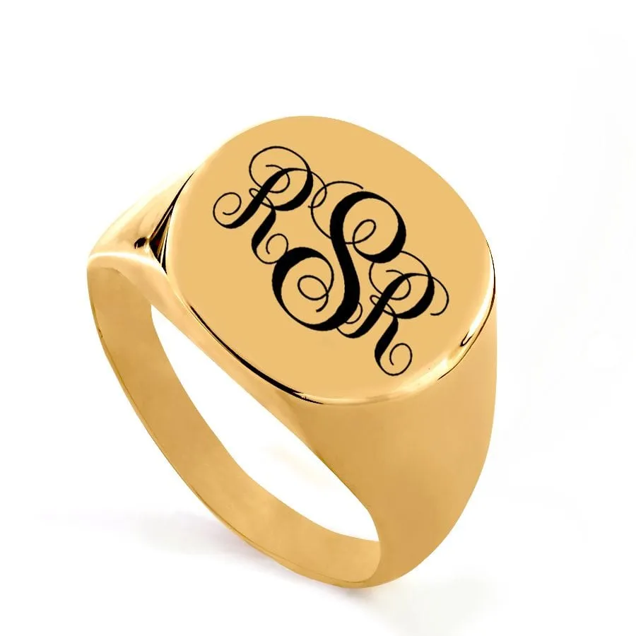 Classic Signet Monogram Ring