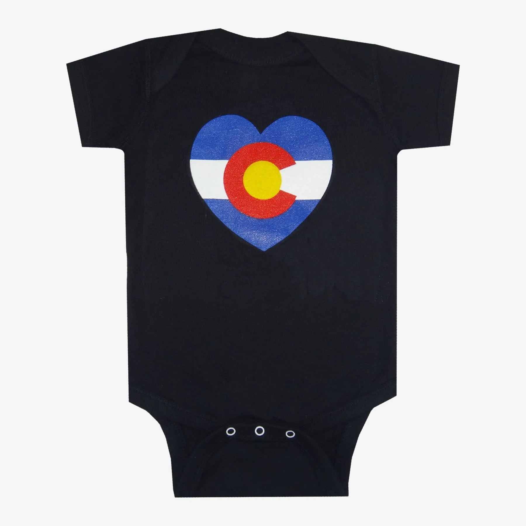 Colorado Flag Heart Onesie