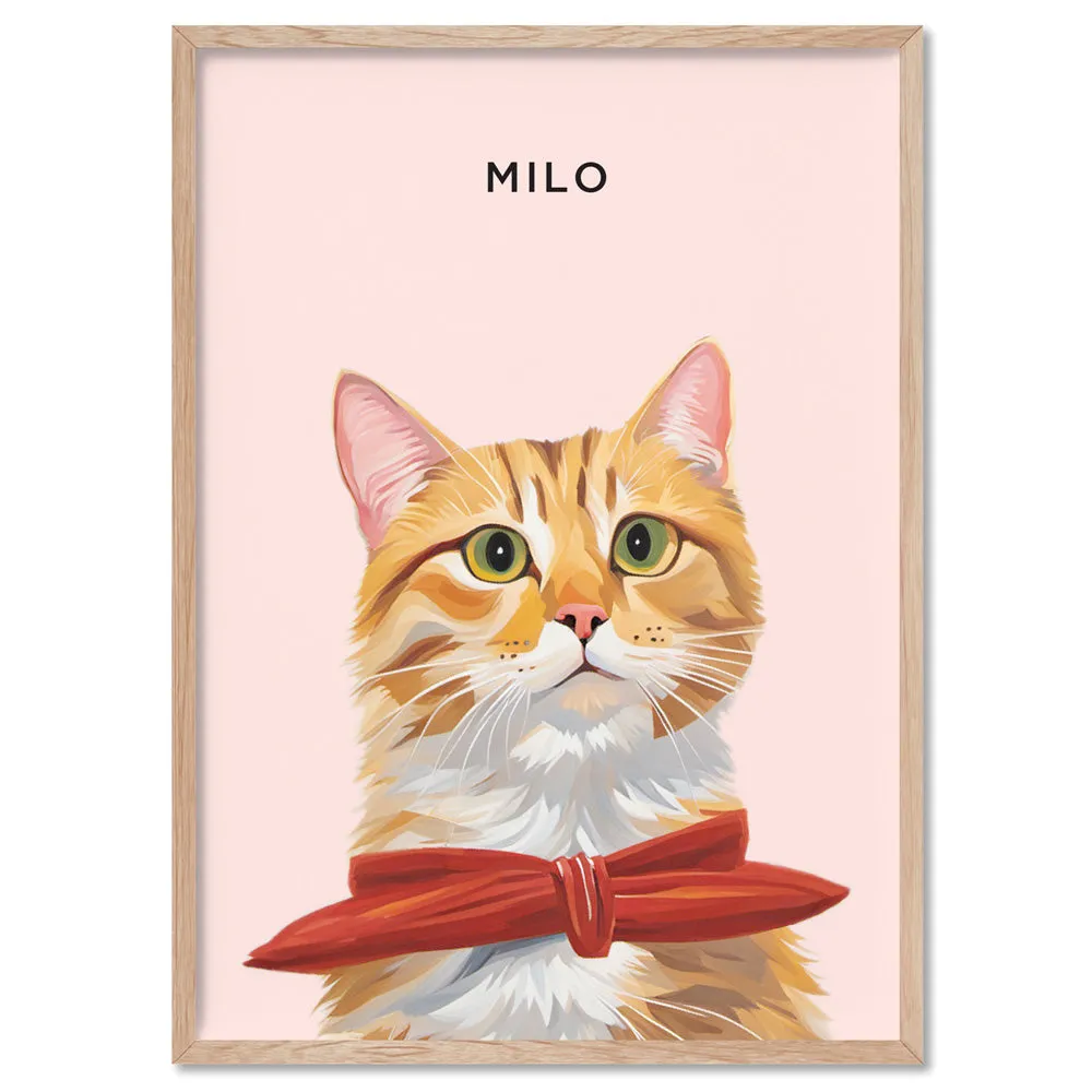 Custom Cat Portrait | Illustration - Art Print