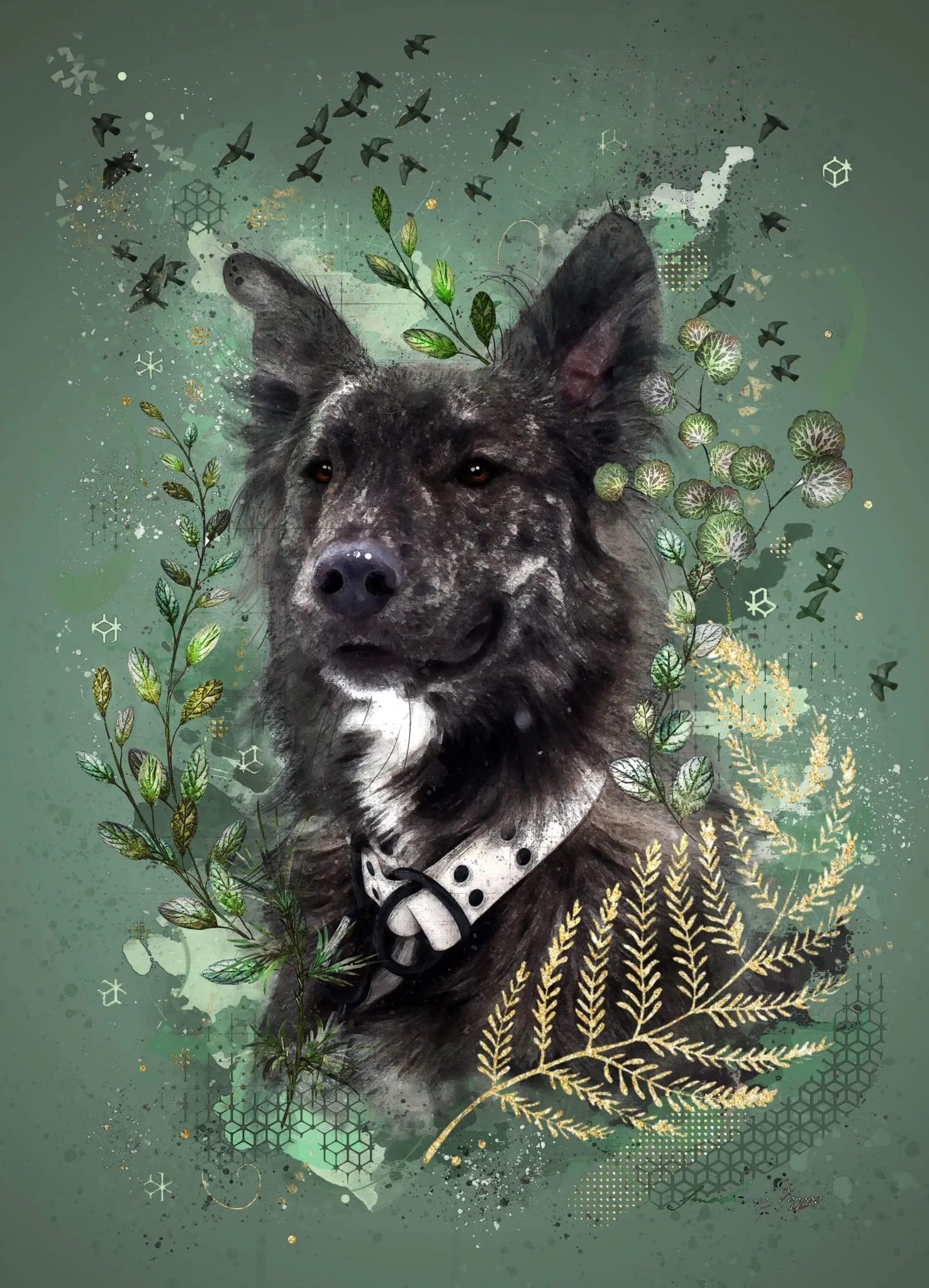 Custom Digital Pet Artwork