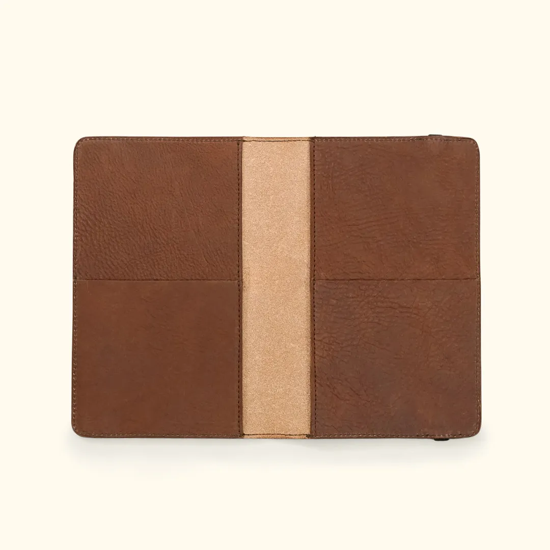 Dakota Leather Journal Cover & iPad Mini Case | Chestnut Brown