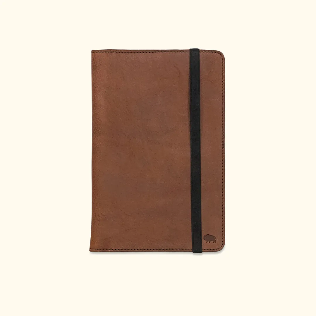 Dakota Leather Journal Cover & iPad Mini Case | Chestnut Brown