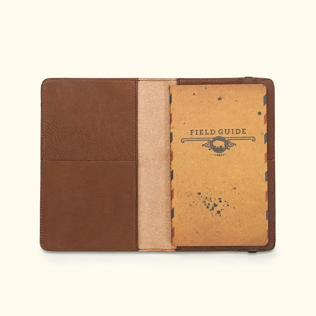 Dakota Leather Journal Cover & iPad Mini Case | Chestnut Brown