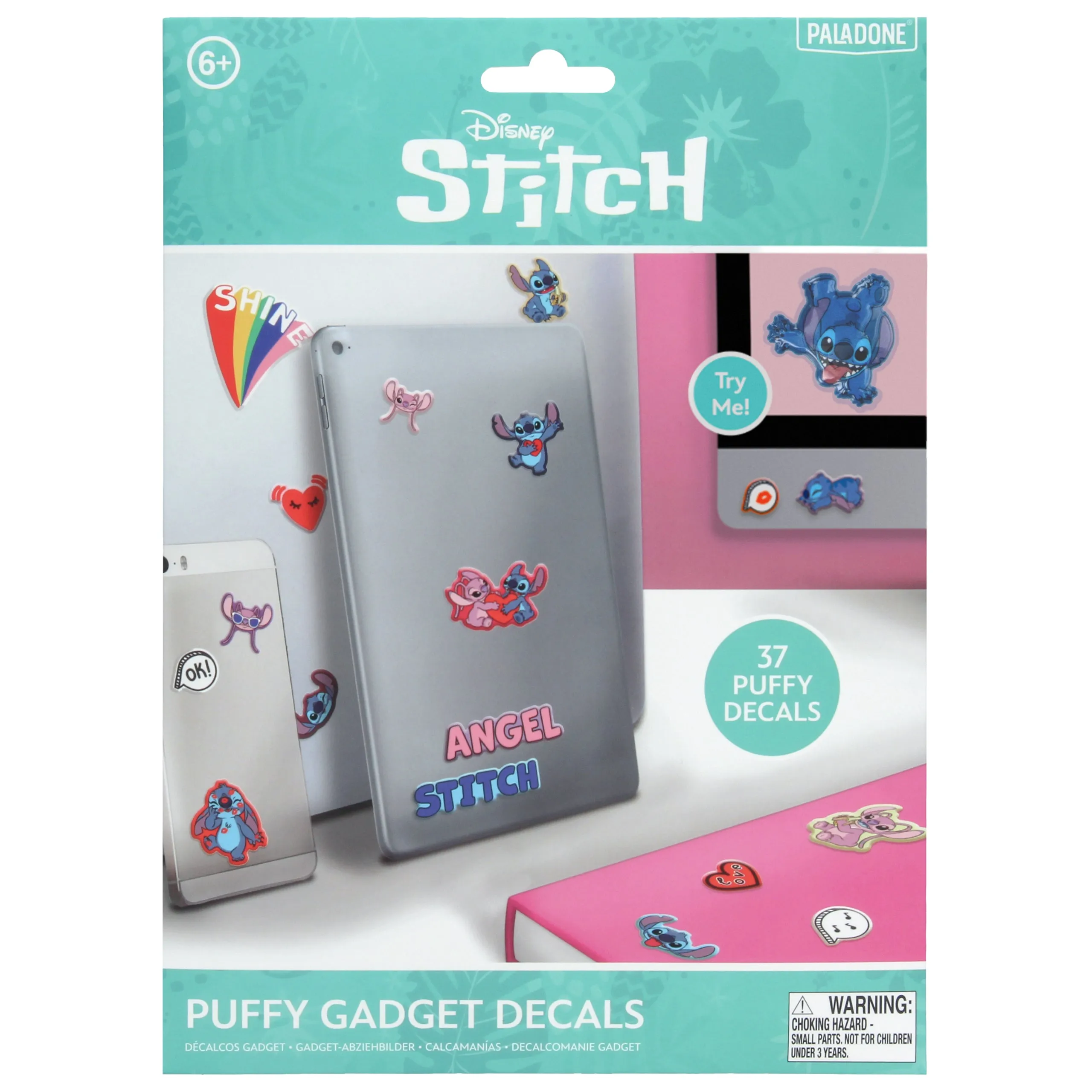 Disney Lilo and Stitch Puffy Gadget Decals