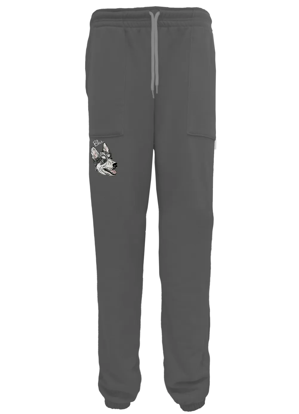 Doodle Style Custom Pet Portrait Unisex Sweatpants