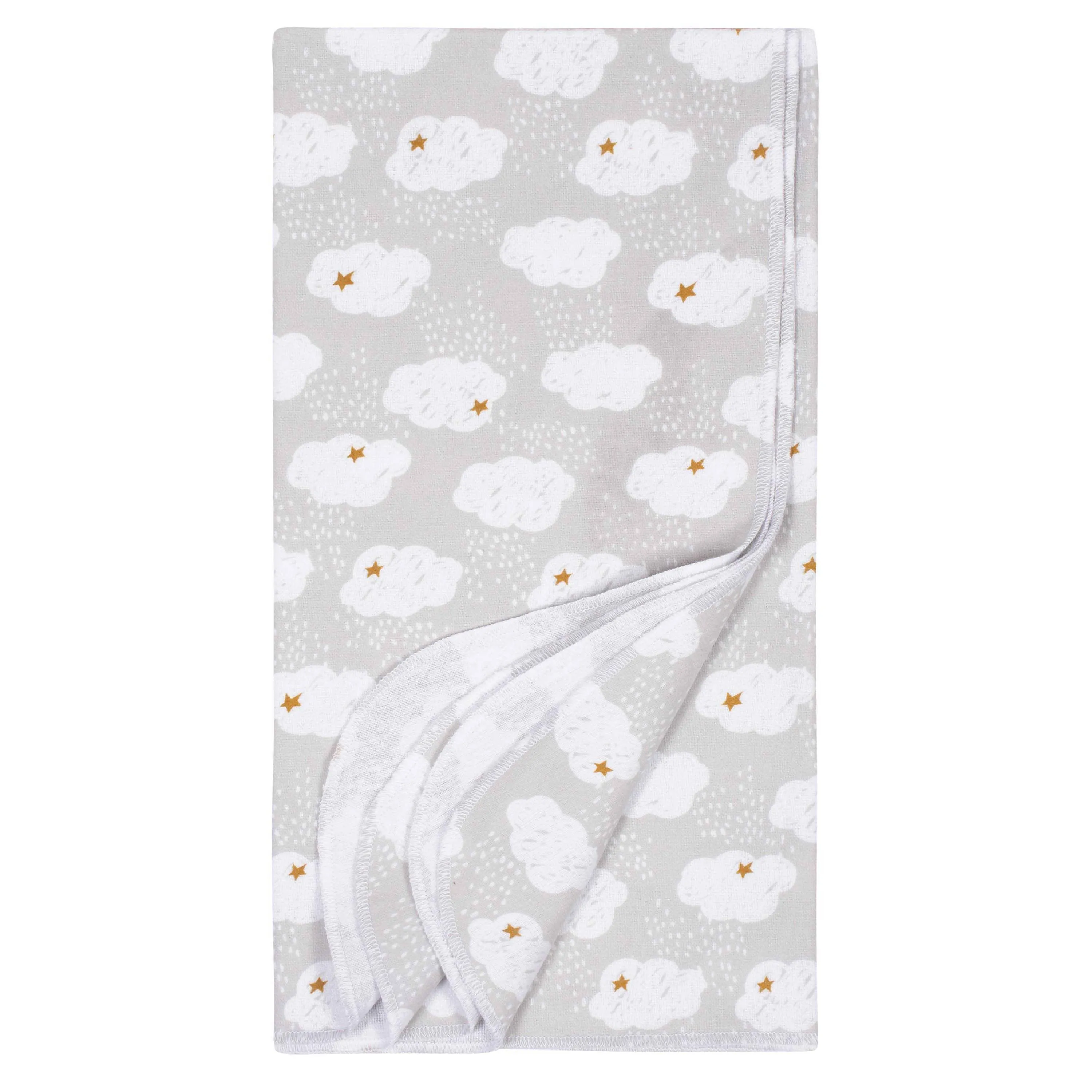 Gerber® 4-Pack Baby Unisex Lamb Flannel Blankets