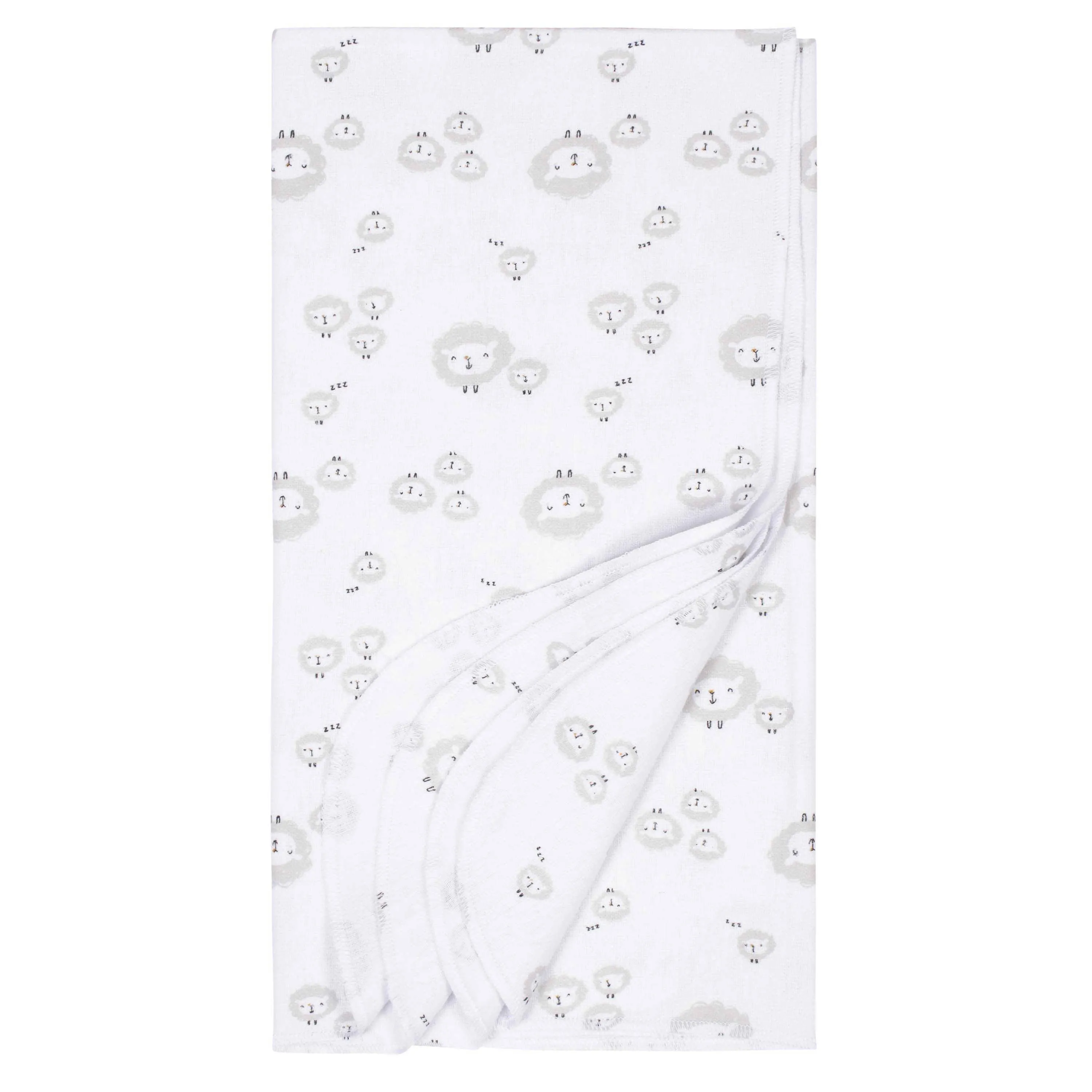 Gerber® 4-Pack Baby Unisex Lamb Flannel Blankets