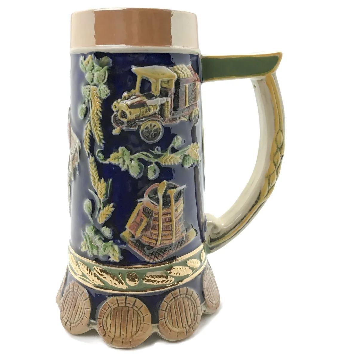 German Bier Brewers Collectible .85L Ceramic Beer Stein