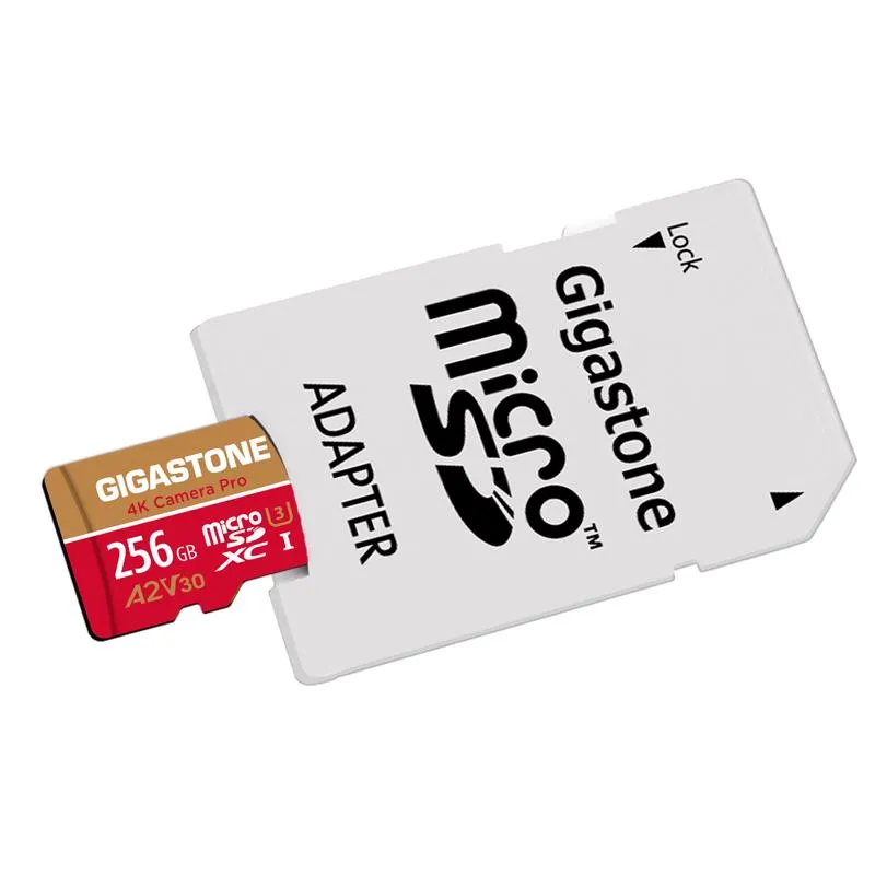 Gigastone Micro SD Flash Memory Universal Pack 256 GB 1 pk