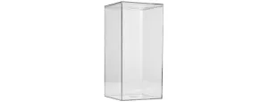 Hammont Clear Acrylic Boxes 4"X4"X8" 3pc