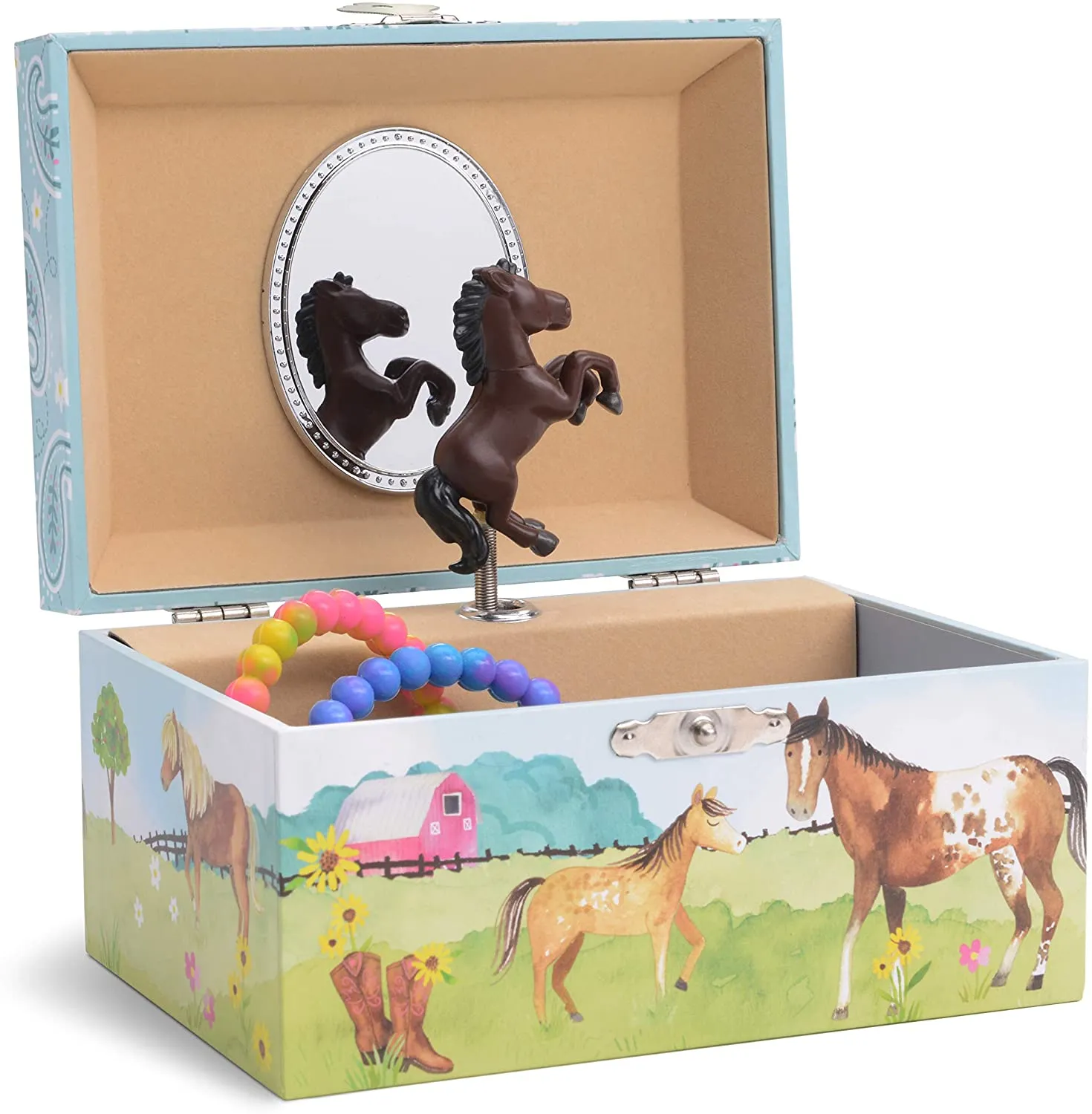 Horse Musical Jewelry Box