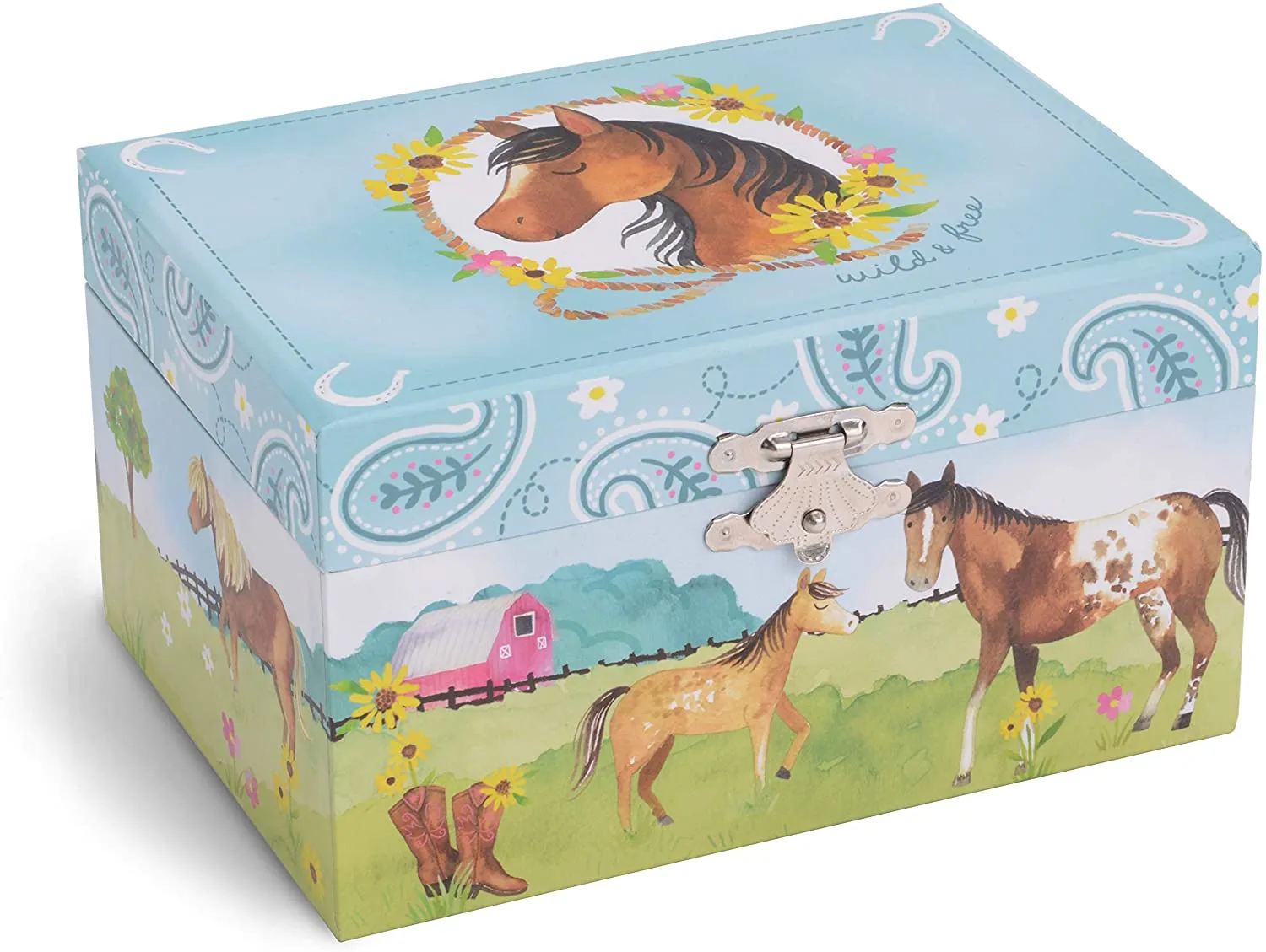 Horse Musical Jewelry Box