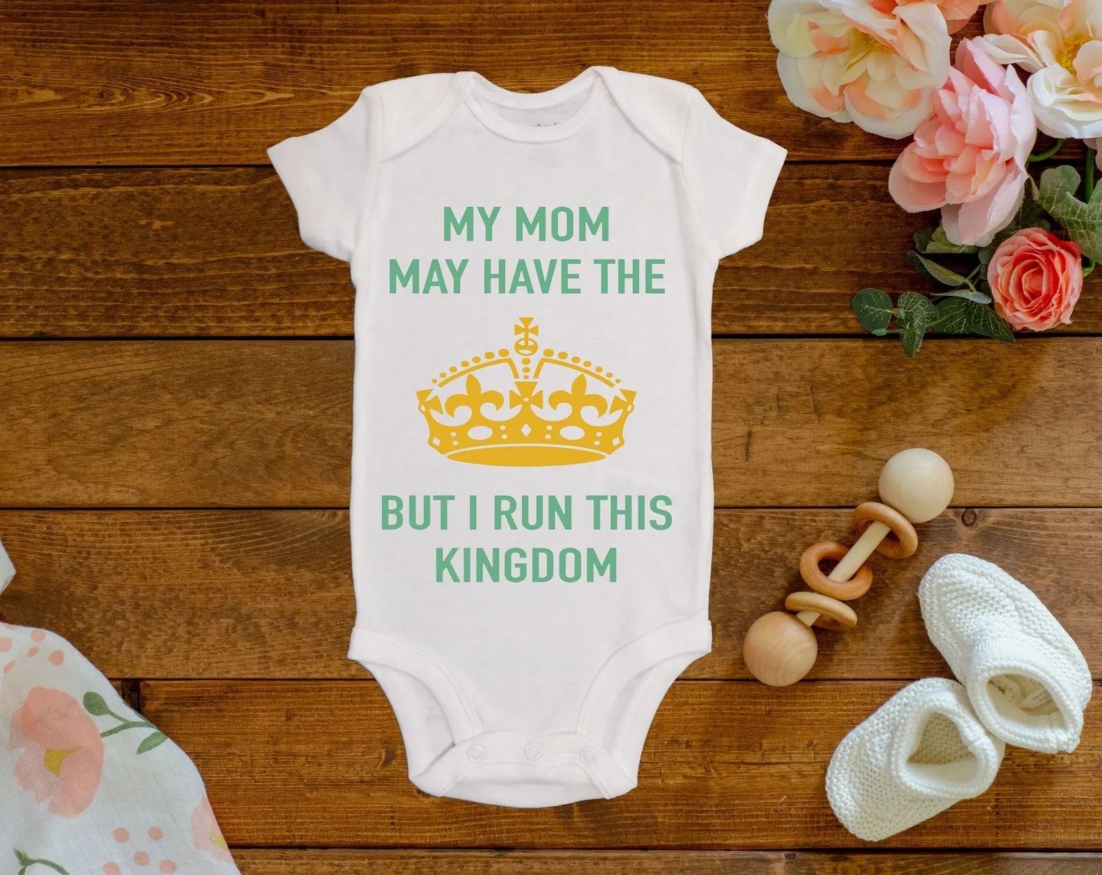 I Run This Kingdom Onesie©/Bodysuit