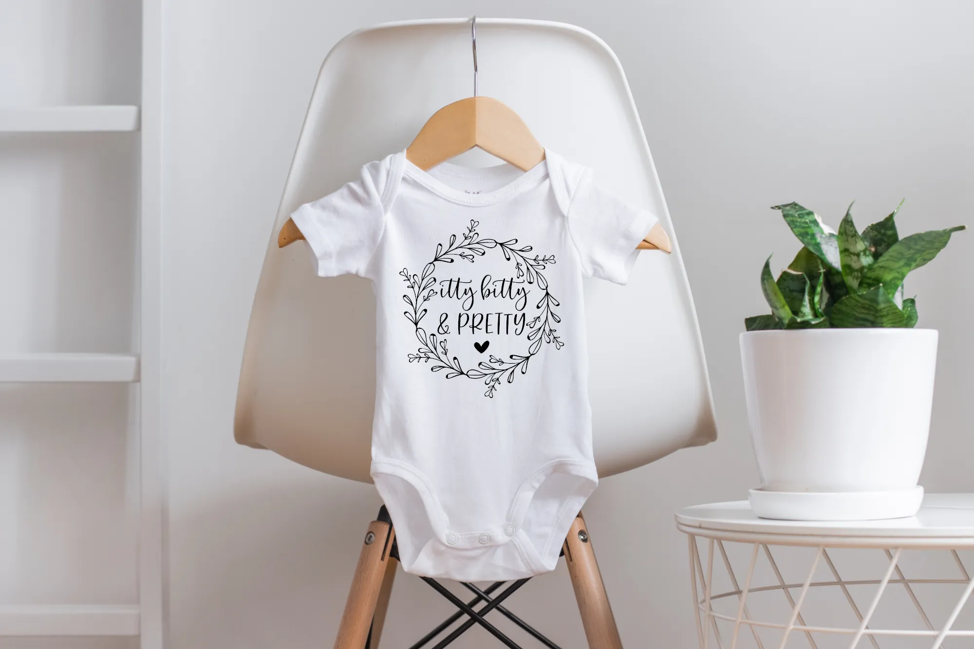 Itty Bitty and Pretty Gender & Baby Reveal Onesie