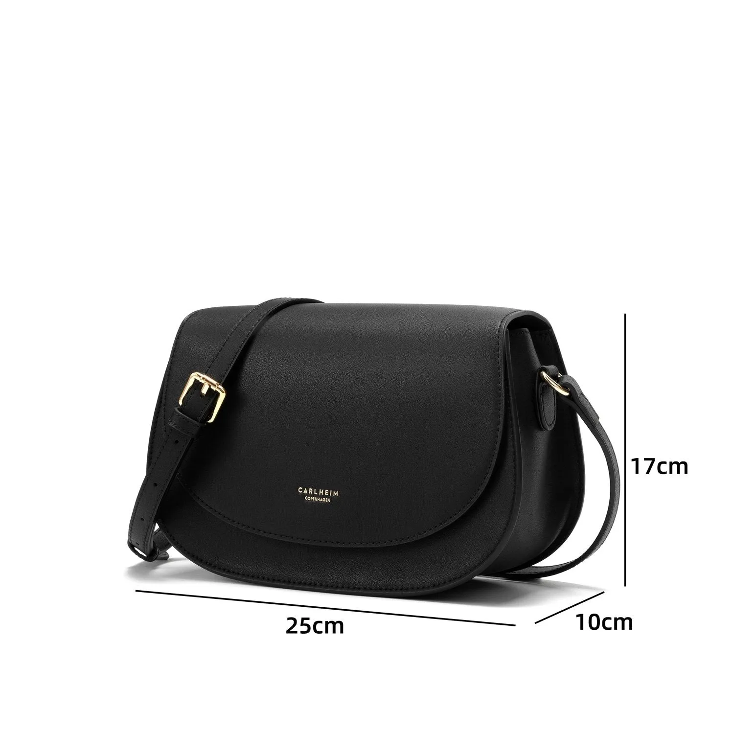 Jolie Genuine Leather Handbag (Black)