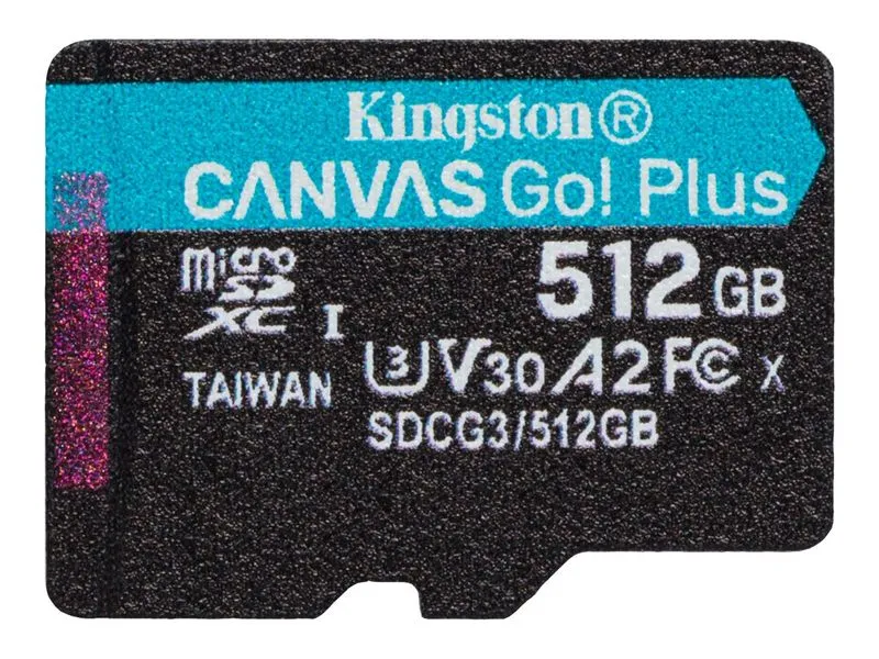 Kingston Canvas Go! Plus - Flash Memory Card - 512 Gb - Microsdxc Uhs-I