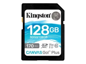 Kingston Flash Memory Card Canvas Go Plus - Sdxc Uhs-I - 128 Gb