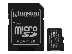 Kingston Flash Memory Card With Adapter Canvas Select Plus - Microsdxc Uhs-I - 128 Gb